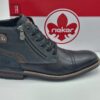 RIEKER Homme  Boots sport ville  Lacets/zip  Cuir brun et multi  Grandes pointures jusqu'au 47